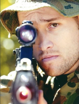 One of our laser tag warriors